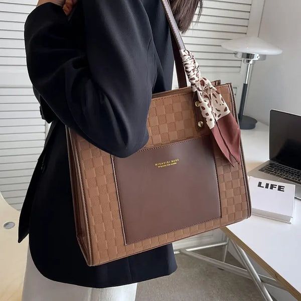 Textured Shoulder Bag