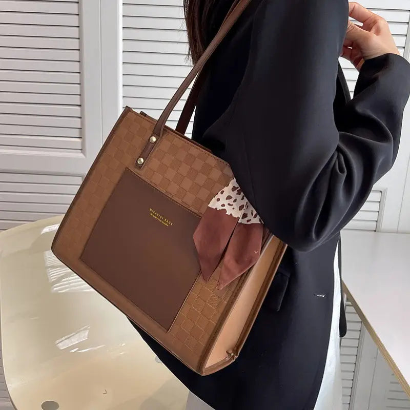 Textured Shoulder Bag