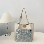 Textured Shoulder Bag