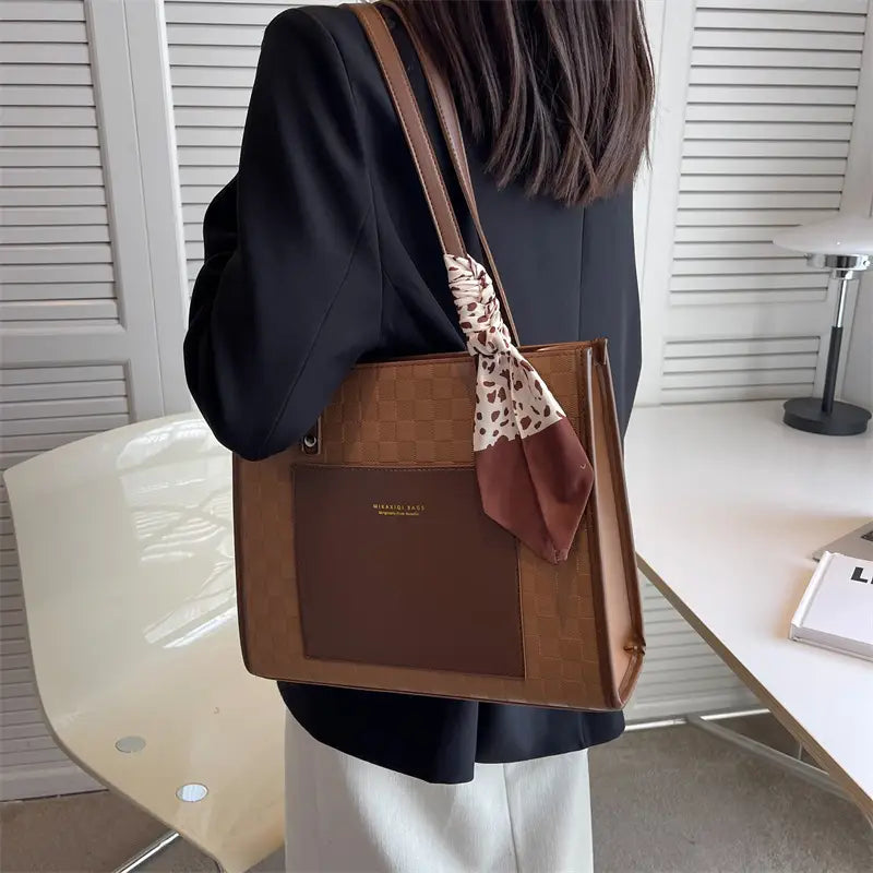 Textured Shoulder Bag